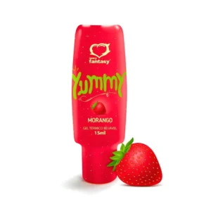 Gel Térmico Beijável Yummy 15ml - MORANGO