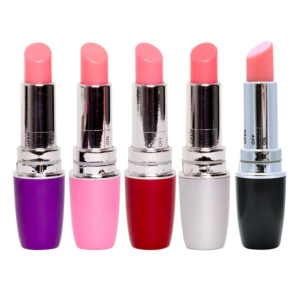 Vibrador em Formato de Batom em Bala na cor Vermelha com 1 Modo de Vibração - LIPSTICK VIBE