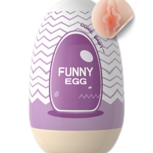 Egg Masturbador Silicone Texturizado Masculino - VAGINA 1