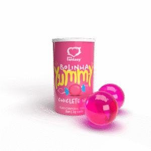 Bolinhas Lubrificantes Térmicas Beijáveis Yummy 2 unidades - CHICLETE HOT