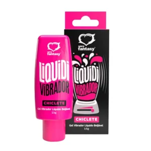 Gel Funcional Beijável Vibrador Líquido Unissex 15g - LIQUIDI VIBRADOR CHICLETE