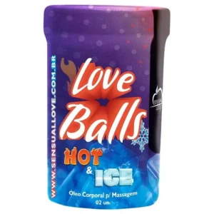 Bolinhas Lubrificantes Térmicas Love Balls 2 unidades - HOT E ICE