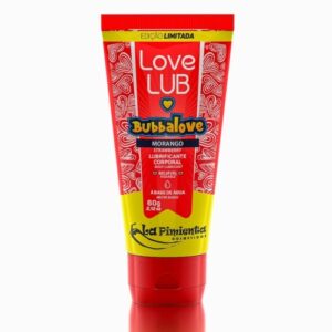 Lubrificante Beijável Love Lub Bubbalove 60g - MORANGO