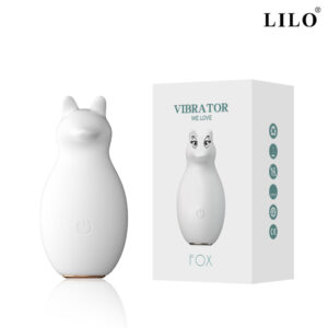 Vibrador em Formato de Raposa na cor Branca com 10 Modos de Vibração - FOX