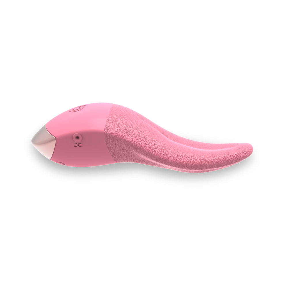 Vibrador em Formato de Língua na cor Rosa com 10 Modos de Vibração - Imagem 7