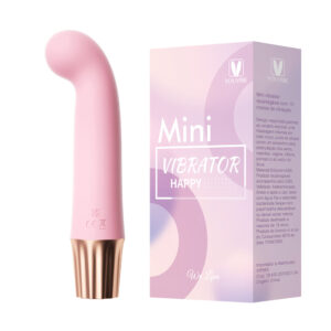 Mini Vibrador Ponto G na cor Rosa com 10 Modos de Vibração