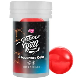 Bolinhas Lubrificantes Térmicas Beijáveis Pepper Ball 2 unidades - ESQUENTA E GELA