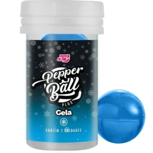 Bolinhas Lubrificantes Térmicas Beijáveis Pepper Ball 2 unidades - GELA
