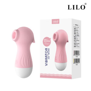 Estimulador de Clitóris em Formato de Cavalo Marinho na cor Rosa com 10 Modos de Pulsação