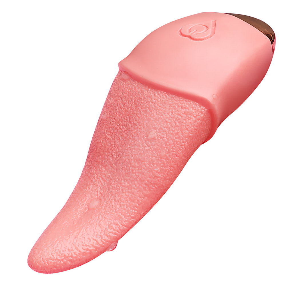 Estimulador de Clitóris em Formato de Língua na cor Rosa com 10 Modos de Vibração - Imagem 7