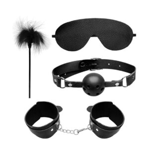 Kit Sado com 4 Itens na cor Preta