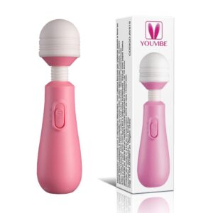 Mini Varinha Mágica na cor Rosa com 2 Modos de Vibração