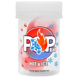 Bolinhas Lubrificantes Térmicas POP Ball 2 unidades - Hot e Ice