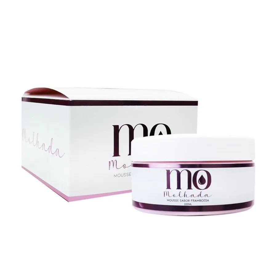 Mousse Hidratante Íntimo Mo Molhada 200ml - FRAMBOESA