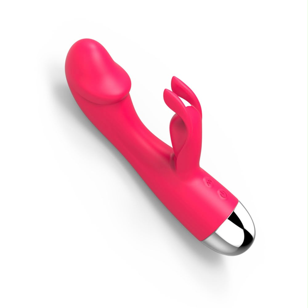 Vibrador Dupla Estimulação na cor Vermelha e 30 Modos de Vibração - RABBIT - Imagem 2