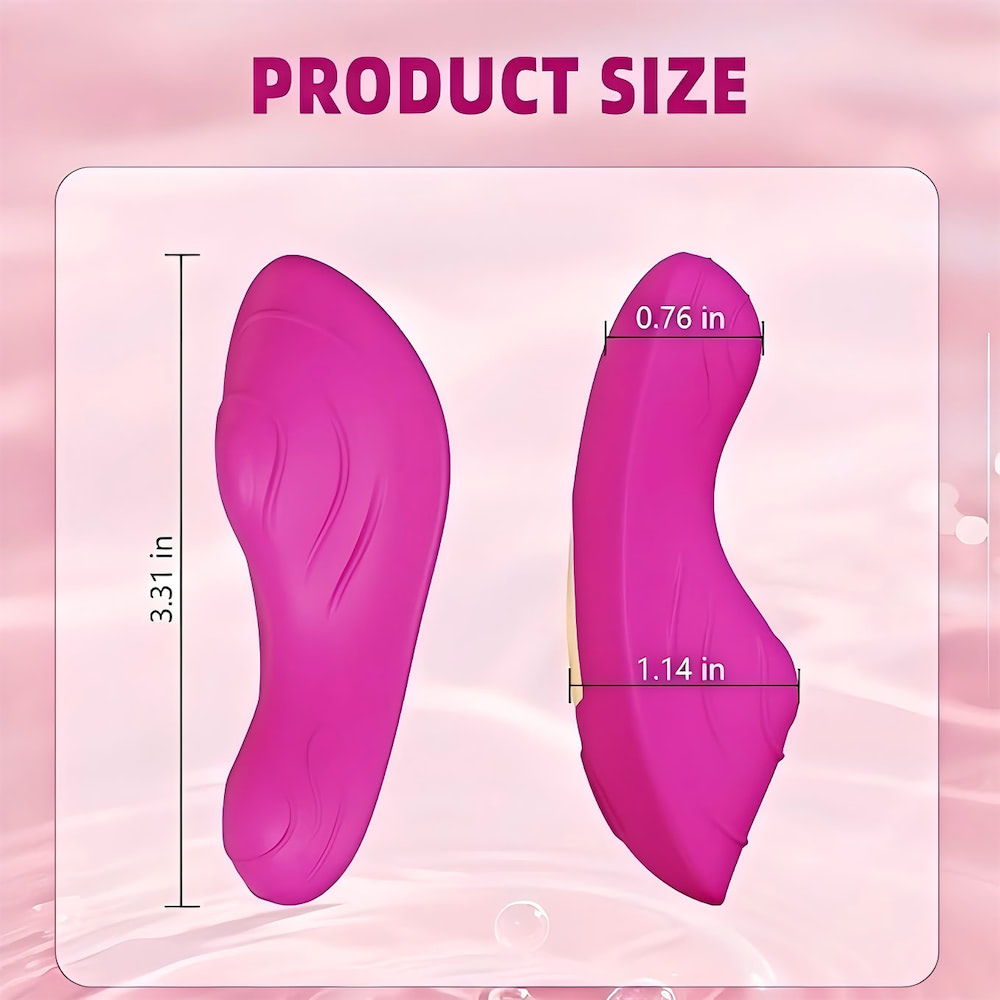 Vibrador de Calcinha com Controle por Aplicativo na Cor Pink com 9 Modos de Vibração - BUTTERFLY - Imagem 4