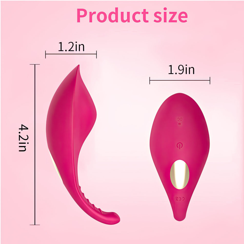 Vibrador de Calcinha com Controle por Aplicativo na Cor Roxa com 10 Modos de Vibração - Imagem 4
