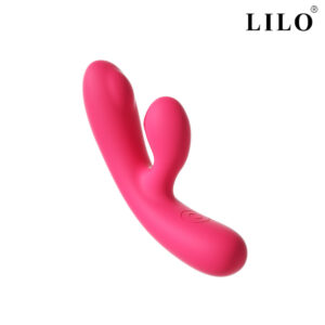 Vibrador Dupla Estimulação na cor Pink e 10 Modos de Vibração - LUNA