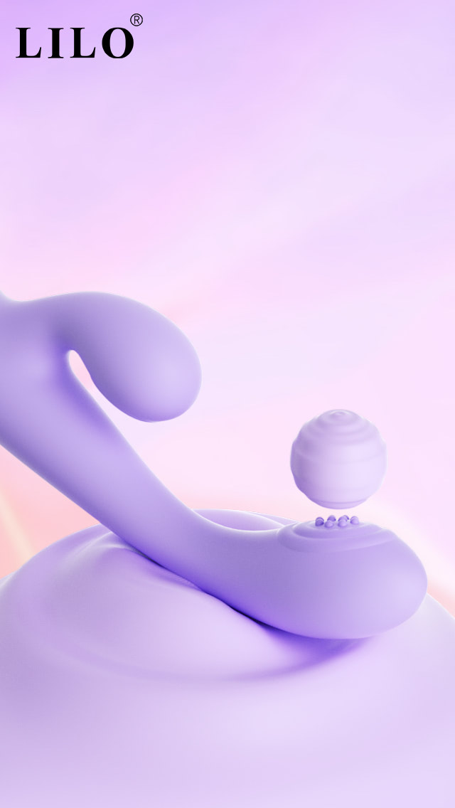 Vibrador Dupla Estimulação na Cor Lilás com 10 Modos de Vibração - Imagem 3