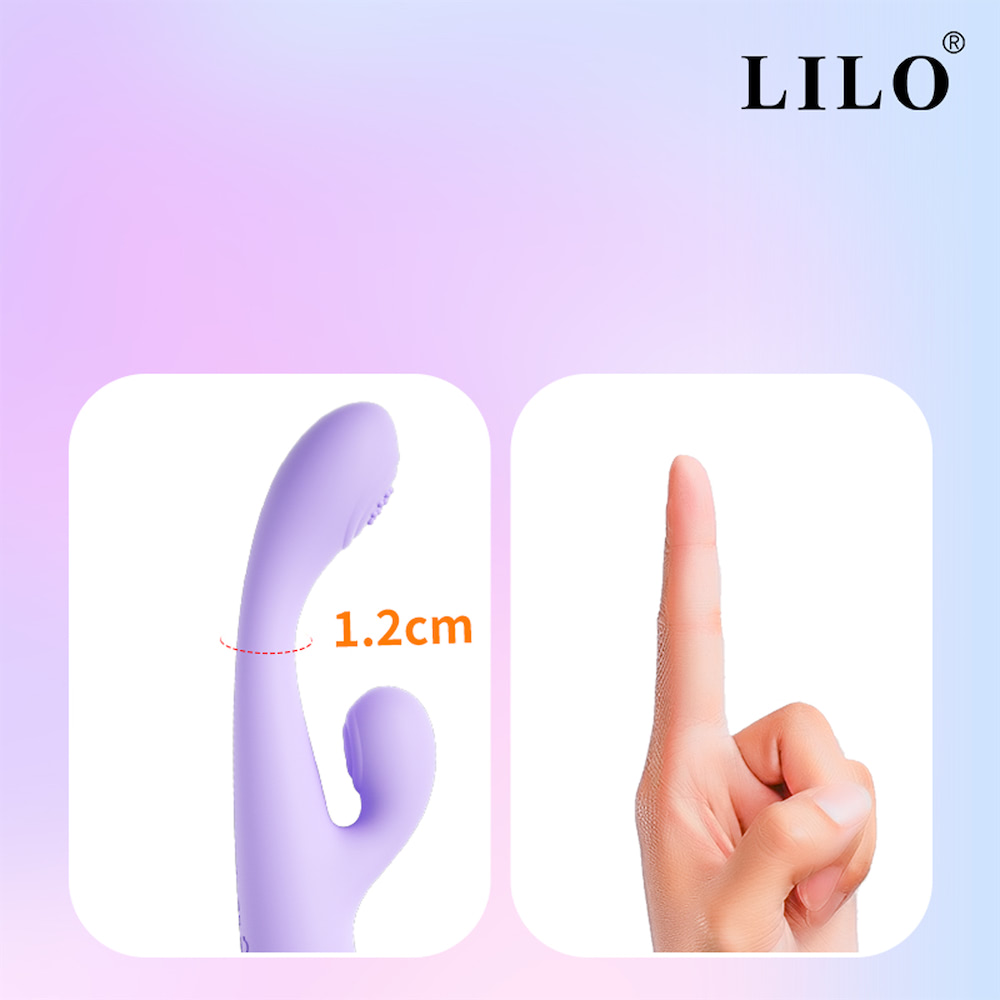 Vibrador Dupla Estimulação na Cor Lilás com 10 Modos de Vibração - Imagem 2
