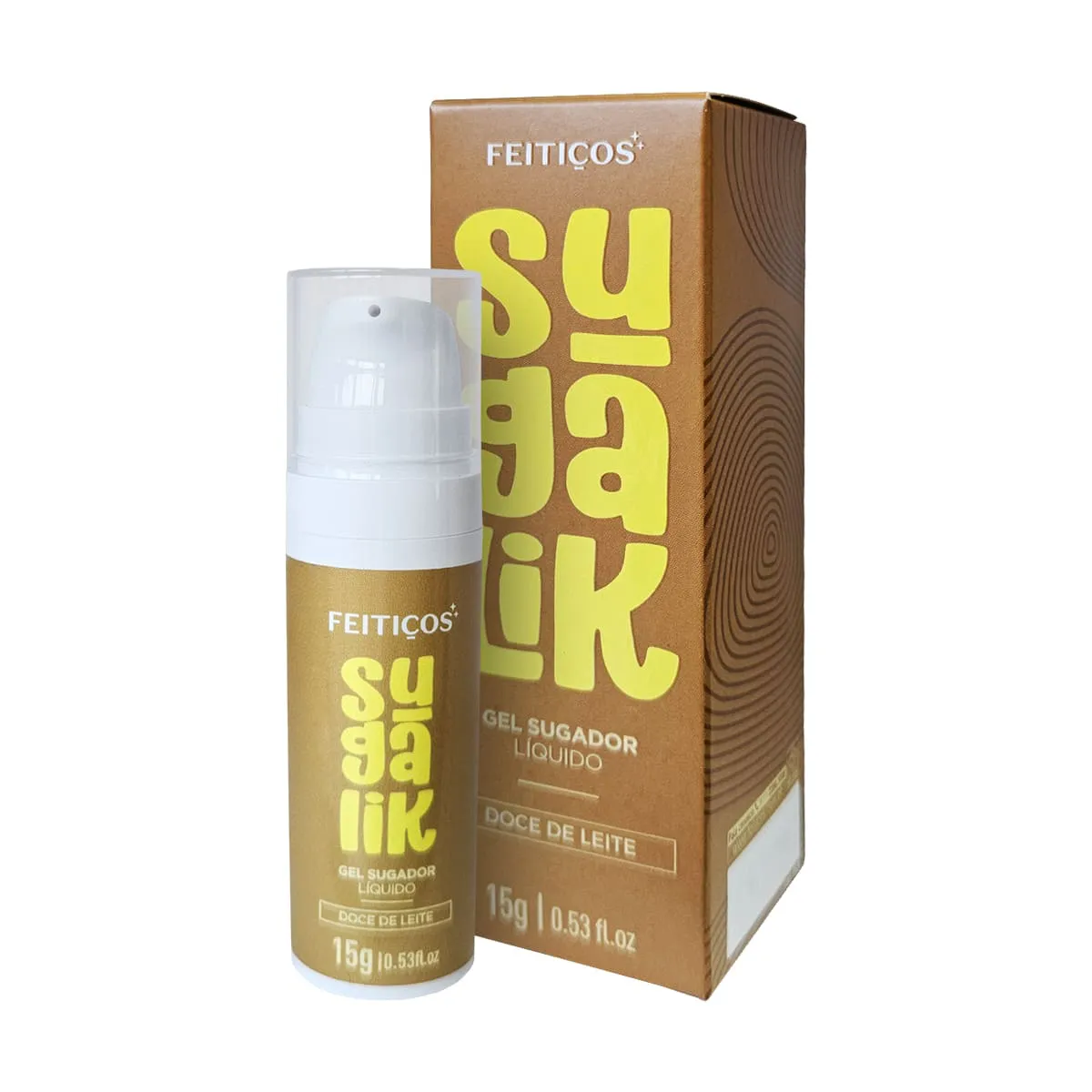 Gel Funcional Beijável Sugalik 15g - DOCE DE LEITE