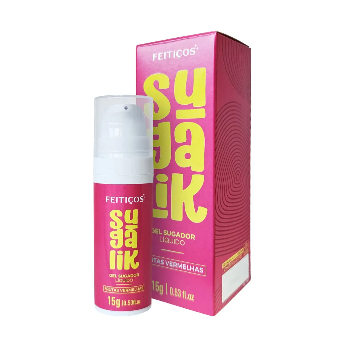 Gel Funcional Beijável Sugalik 15g - FRUTAS VERMELHAS