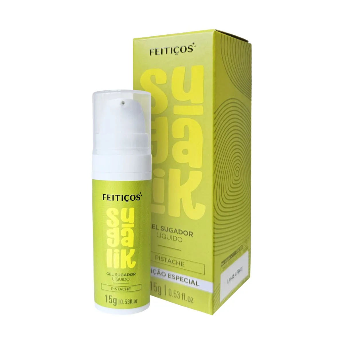 Gel Funcional Beijável Sugalik 15g - PISTACHE